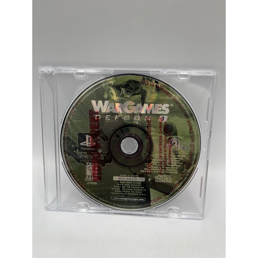 WarGames: Defcon 1 (PS1) Disc Only - With Case